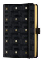 Бележник Castelli C&G, 9x14cm, лин, Weaving Gold - Image 2